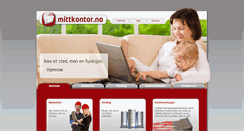 Desktop Screenshot of mittkontor.no